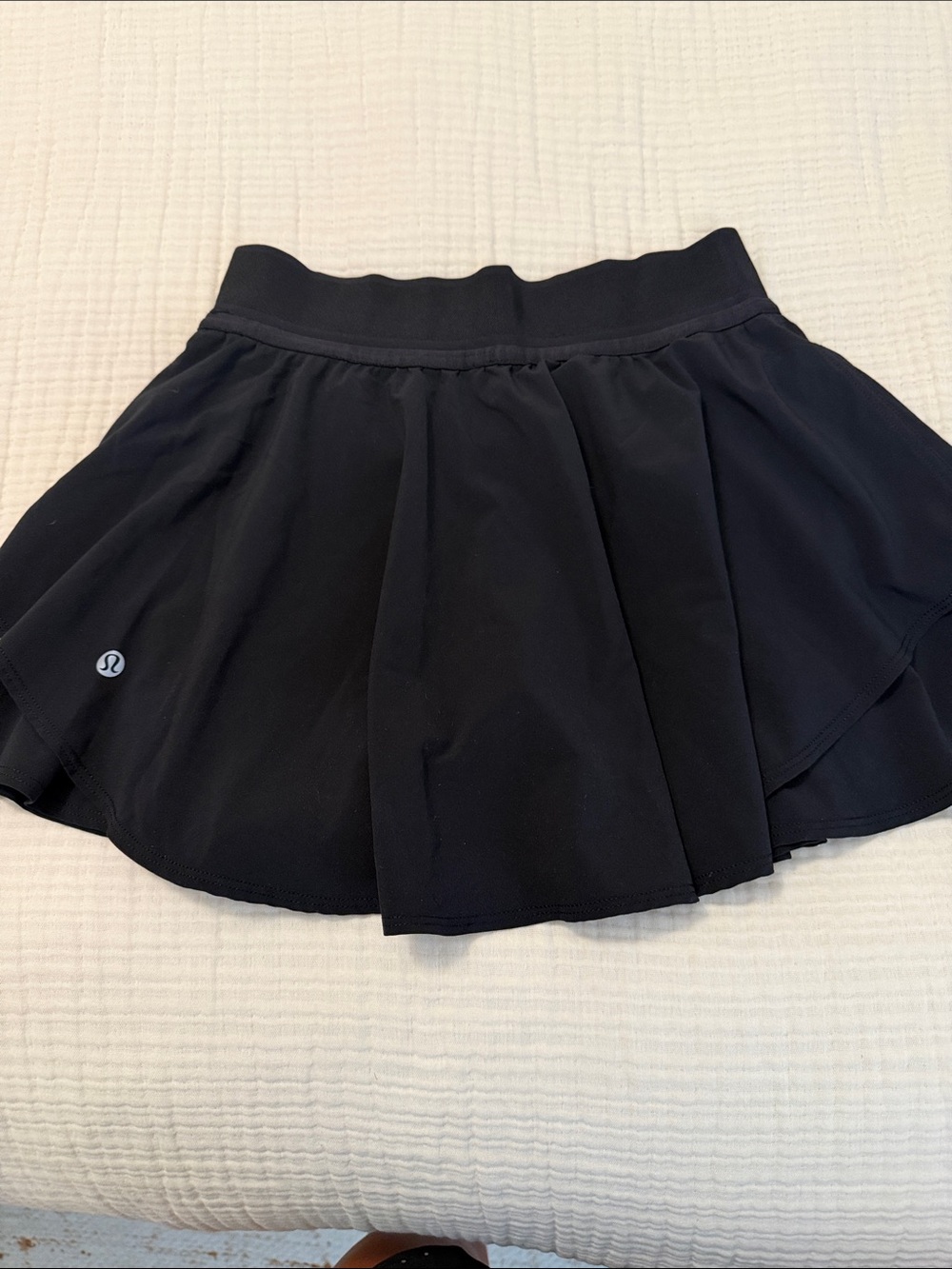 lululemon athletica Black Athletic Skort with Logo